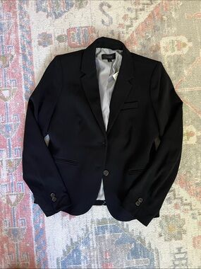 J. Crew Black Women's Single-Breasted Blazer